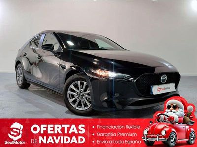 Negro Usado 2021 Mazda 3 Berlina | 19.499 € (Precio justo)