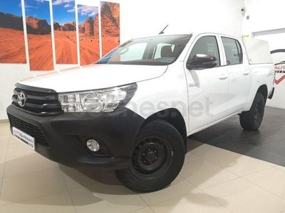 Usado Toyota HiLux 150 CV (110 kW) 2018 Blanco Recogida
