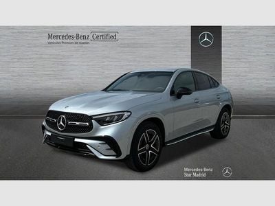 Usado Mercedes GLC300 AMG line 269 CV (197 kW) 2025 Plata hightec metalizado Coupe
