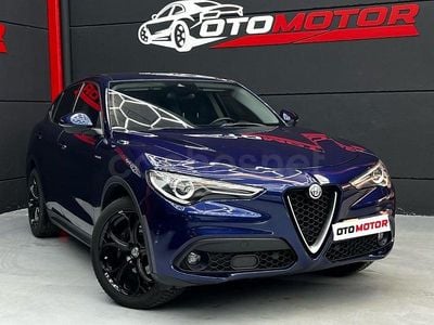 Usado Alfa Romeo Stelvio Executive 190 CV (139 kW) 2019 Azul SUV