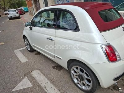 Usado Fiat 500C Lounge 69 CV (50 kW) 2015 Blanco Descapotable