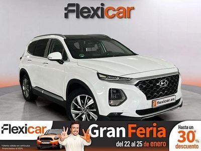 Blanco Usado 2020 Hyundai Santa Fe Style SUV | 27.990 € (Precio justo)