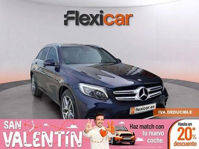 Azul Usado 2018 Mercedes GLC220 SUV | 32.490 € (Un poco caro)