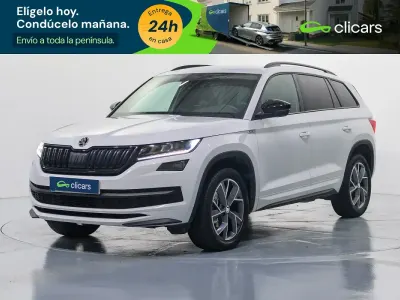Begagnad Skoda Kodiaq SportLine 150 HK (110 kW) 2021 Vit SUV