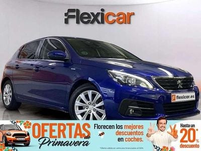 Usado Peugeot 308 Active 110 CV (80 kW) 2020 Azul Utilitario