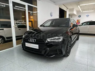 Usado Audi A3 150 CV (110 kW) 2020 Negro Berlina