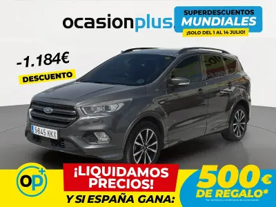 Usado Ford Kuga ST-Line 120 CV (88 kW) 2018 Gris SUV