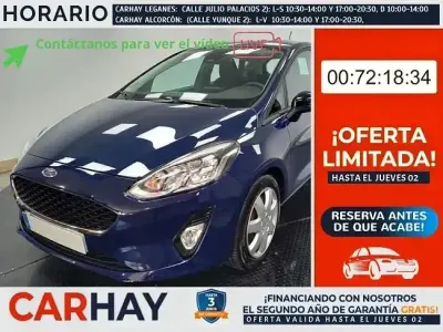 Usado Ford Fiesta Trend 126 CV (92 kW) 2021 Negro Berlina