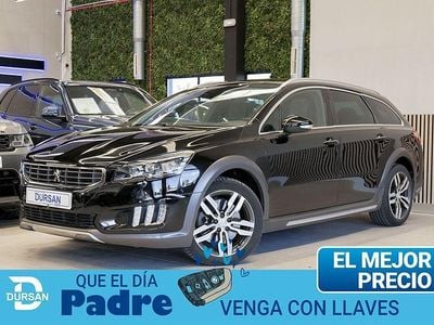 Usado Peugeot 508 RXH 182 CV (133 kW) 2017 Negro Familiar