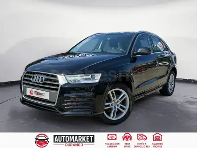 Usado Audi Q3 150 CV (110 kW) 2017 Negro SUV