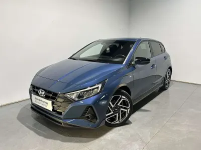 Usado Hyundai i20 N Line 80 CV (58 kW) 2024 Azul Utilitario
