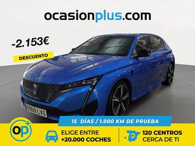 Usado Peugeot 308 GT 130 CV (95 kW) 2021 Azul