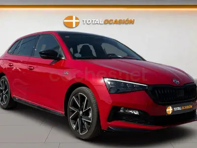 Usado Skoda Scala Monte Carlo 150 CV (110 kW) 2021 Rojo Utilitario