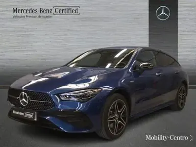 Usado Mercedes CLA250e 218 CV (160 kW) 2025 Azul Coupe