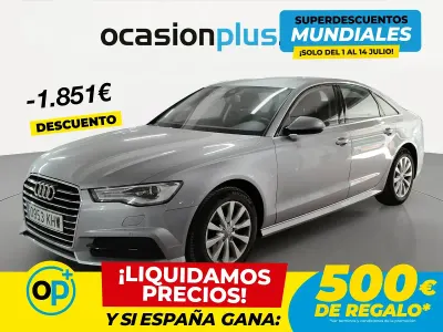 Usado Audi A6 Advanced 190 CV (139 kW) 2018 Gris Berlina