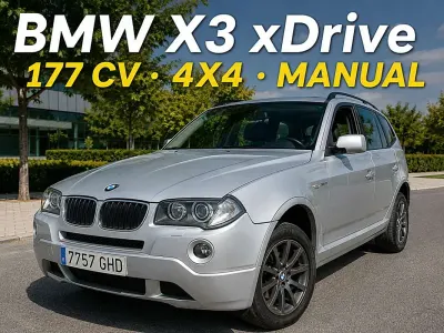 Usado BMW X3 177 CV (130 kW) 2008 Gris SUV