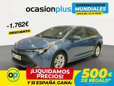 Usado Toyota Corolla Active 122 CV (89 kW) 2019 Azul Familiar