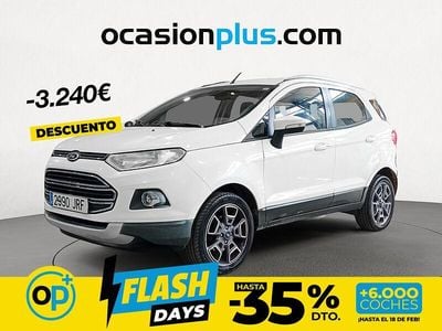 Usado Ford Ecosport Titanium 95 CV (69 kW) 2016 Blanco SUV