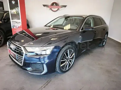Usado Audi A6 S-Line 204 CV (150 kW) 2023 Azul Familiar