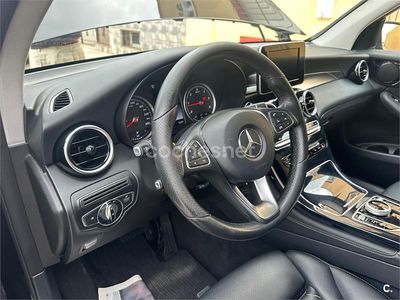 Usado Mercedes GLC220 AMG line 170 CV (125 kW) 2016 Negro SUV