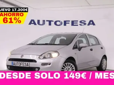 Usado Fiat Punto Pop 69 CV (50 kW) 2017 Gris Utilitario