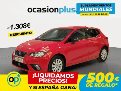 Usado Seat Ibiza XCELLENCE 110 CV (80 kW) 2021 Rojo Utilitario