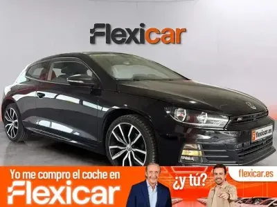 Usado VW Scirocco R-line 125 CV (91 kW) 2017 Negro Coupe