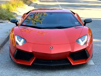 Usado Lamborghini Aventador 700 CV (514 kW) 2012 Naranja Coupe