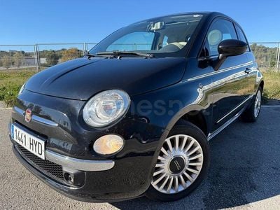 Usado Fiat 500 Lounge 69 CV (50 kW) 2014 Negro Berlina