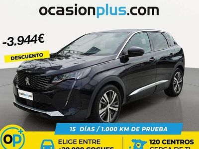 Negro Usado 2023 Peugeot 3008 Allure SUV | 20.446 € (Buen precio)