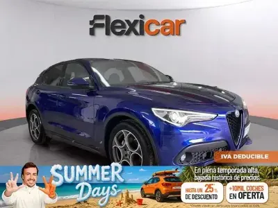 Usado Alfa Romeo Stelvio Sprint 160 CV (117 kW) 2022 Azul SUV