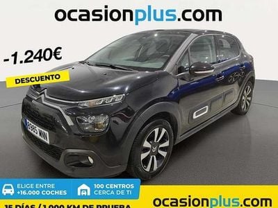 Negro Usado 2024 Citroën C3 PureTech Utilitario | 12.137 € (Precio justo)