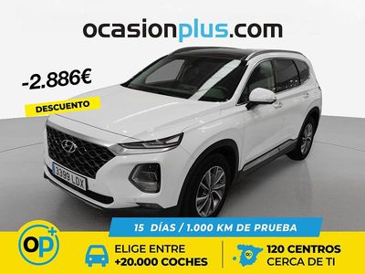 Usado Hyundai Santa Fe Style 200 CV (147 kW) 2020 Blanco SUV