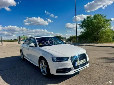 Usado Audi A4 S-Line 150 CV (110 kW) 2015 Blanco Familiar