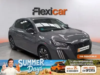 Usado Peugeot 208 Allure 100 CV (73 kW) 2025 Gris Utilitario
