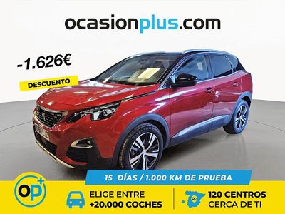 Usado Peugeot 3008 GT-line 130 CV (95 kW) 2020 Rojo SUV