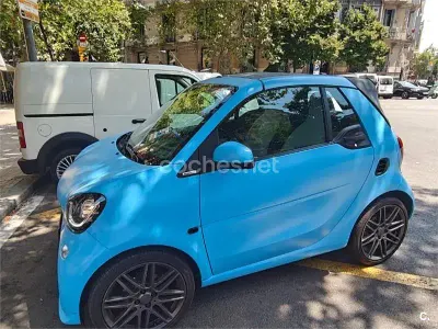 Usado Smart ForTwo Cabrio 90 CV (66 kW) 2017 Azul Descapotable