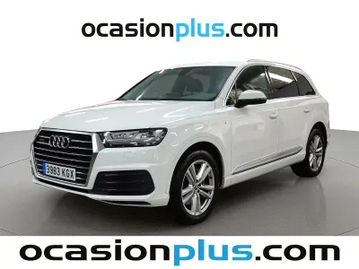 Usado Audi Q7 S-Line 272 CV (200 kW) 2018 Blanco SUV