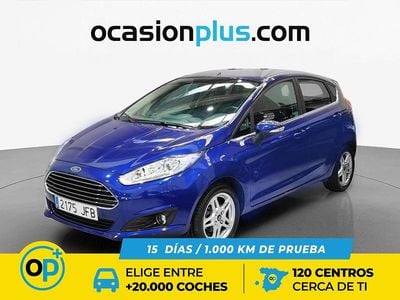 Usado Ford Fiesta Titanium 101 CV (74 kW) 2015 Azul Utilitario
