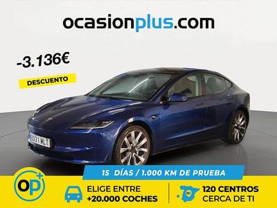 Usado Tesla Model 3 RWD 208 kW (283 CV) 2023 Azul Berlina