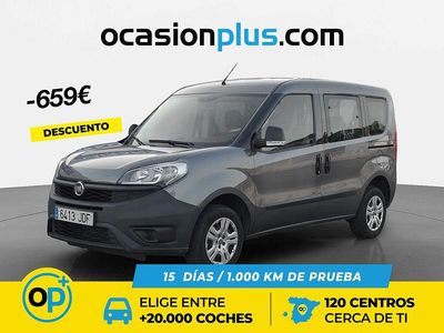 Gris Usado 2015 Fiat Doblò Pop Monovolumen | 8241 € (Un poco caro)