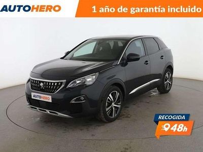 Usado Peugeot 3008 Allure 131 CV (96 kW) 2018 Gris SUV