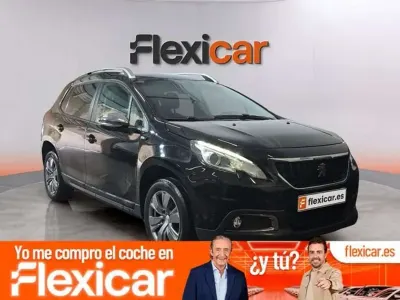 Usado Peugeot 2008 Access 82 CV (60 kW) 2017 Negro SUV