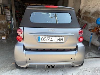 Usado Smart ForTwo Cabrio Brabus 102 CV (75 kW) 2014 Gris / plata Descapotable