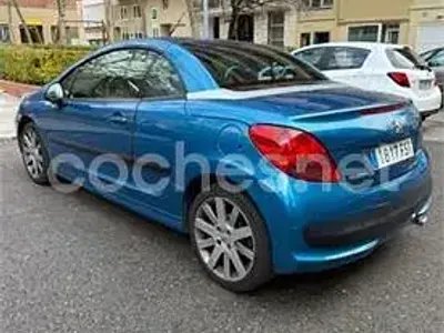 Usado Peugeot 207 CC Sport 150 CV (110 kW) 2007 Azul Descapotable