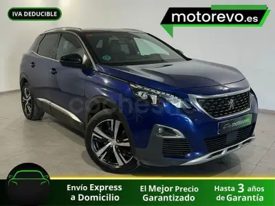 Usado Peugeot 3008 GT-line 130 CV (95 kW) 2019 Azul SUV