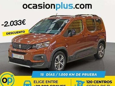 Marrón Usado 2020 Peugeot Rifter GT-line Monovolumen | 16.267 € (Buen precio)