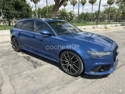 Usado Audi RS6 Performance 605 CV (444 kW) 2018 Azul Familiar