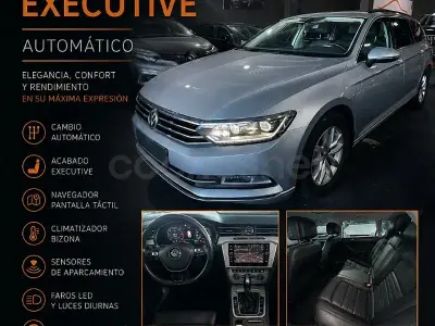 Usado VW Passat Executive 120 CV (88 kW) 2019 Gris / plata Familiar