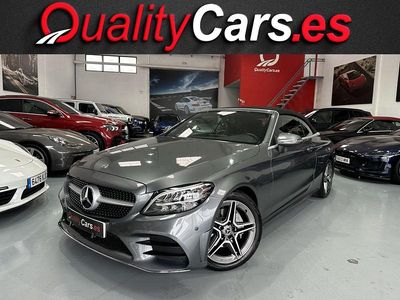 Gris Usado 2019 Mercedes C220 Descapotable | 35.900 € (Un poco caro)